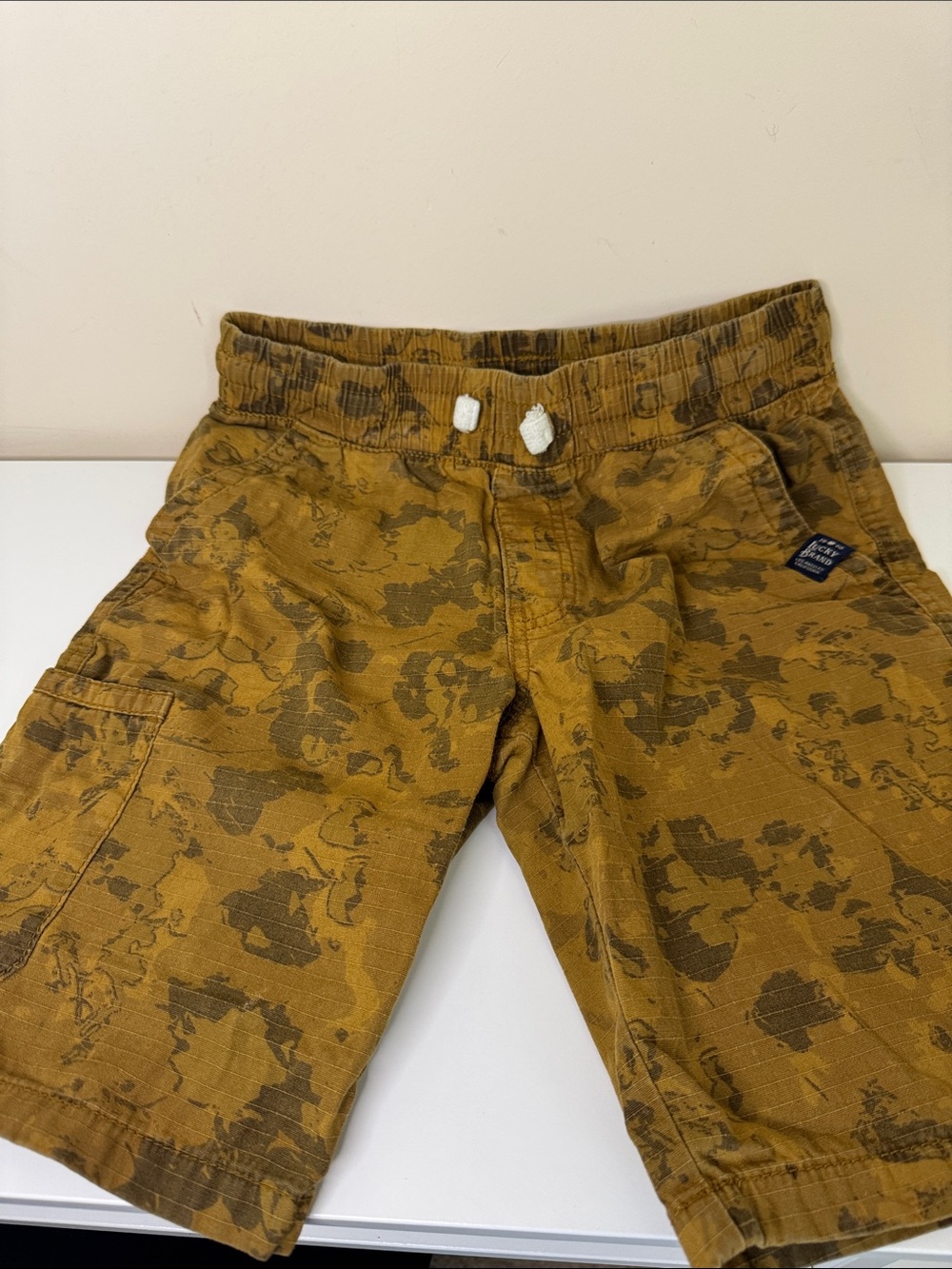 Lucky Brand Brown Camo Utility Shorts